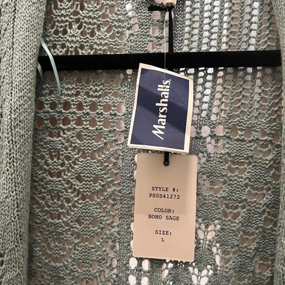🥂Marshalls Sage Green Knit Cardigan🥂 - Picture 4 of 4